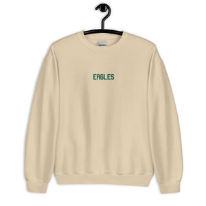 Eagles | Embroidered Crew Neck Sweatshirt