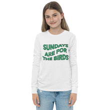 Load image into Gallery viewer, Sundays are for the Birds | Youth Long Sleeve Tee
