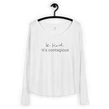 Load image into Gallery viewer, Be Kind. It&#39;s Contagious | Long Sleeve