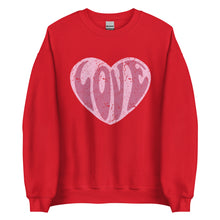 Load image into Gallery viewer, Valentine&#39;s Day | Retro Love Heart | Crew Neck Sweatshirt