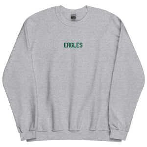 Eagles | Embroidered Crew Neck Sweatshirt