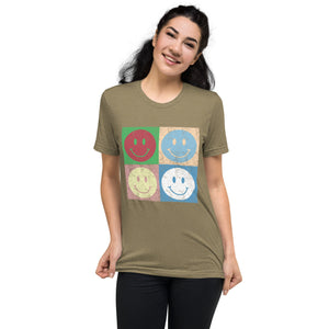 Smiley | Tri-blend T-Shirt