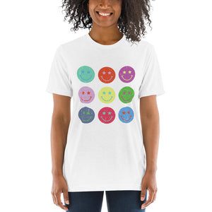 Star Smiley | Tri-blend T-Shirt