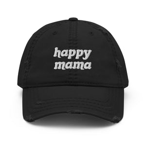Happy Mama | Distressed Hat