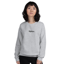 Load image into Gallery viewer, Fighter | Embroidered Crew Neck Sweatshirt