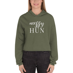 Messy Hun | Crop Hoodie Sweatshirt