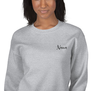 Nana | Embroidered Crew Neck Sweatshirt