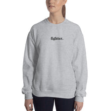 Load image into Gallery viewer, Fighter | Embroidered Crew Neck Sweatshirt