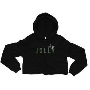 Oh So Jolly | Crop Hoodie Sweatshirt