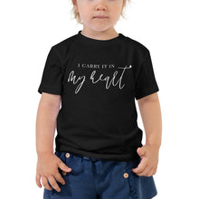 Load image into Gallery viewer, I carry it in my heart | Toddler Tee