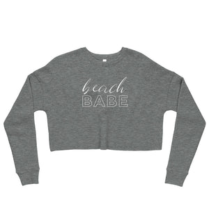 Beach Babe | Crop Sweatshirt