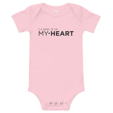 Load image into Gallery viewer, I carry it in my heart | Baby Onesie 2