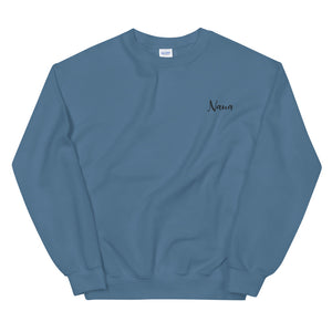 Nana | Embroidered Crew Neck Sweatshirt