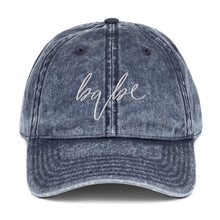 Load image into Gallery viewer, Babe | Embriodered Vintage Cotton Twill Cap