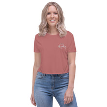 Load image into Gallery viewer, Dog Mama | Embroidered Crop Tee