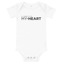 Load image into Gallery viewer, I carry it in my heart | Baby Onesie 2