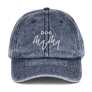 Dog Mama | Embroidered Vintage Cotton Twill Hat