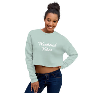 Weekend Vibes | Crop Sweatshirt