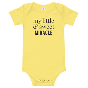 My little & sweet miracle | Baby Onesie