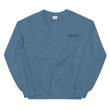 Load image into Gallery viewer, Grandma | Embroidered Crew Neck Sweatshirt