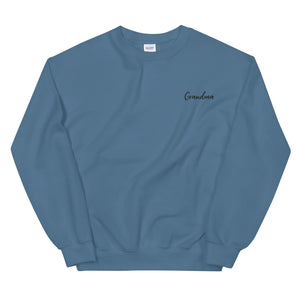 Grandma | Embroidered Crew Neck Sweatshirt