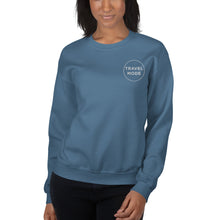 Load image into Gallery viewer, Travel Mode | Embroidered Crew Neck Sweatshirt