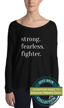 Load image into Gallery viewer, Strong. Fearless. Fighter. | Long Sleeve