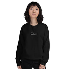 Load image into Gallery viewer, Kind People are my Kinda People | Embroidered Crew Neck Sweatshirt