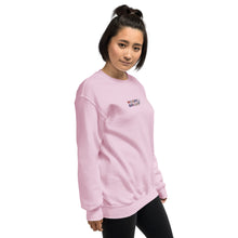 Load image into Gallery viewer, Merry &amp; Bright | Embroidered Crew Neck Sweatshirt