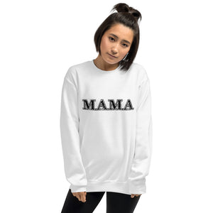 MAMA Block Distressed | Crew Neck Sweatshirt