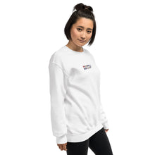 Load image into Gallery viewer, Merry &amp; Bright | Embroidered Crew Neck Sweatshirt