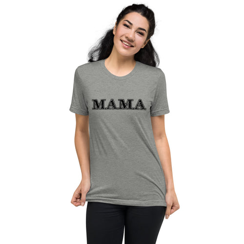 MAMA Block Distressed | Tri-blend T-Shirt