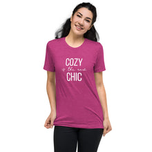 Load image into Gallery viewer, Cozy is the new chic | Tri-blend T-shirt