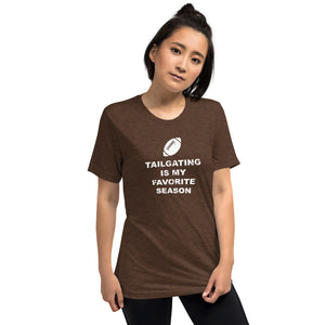 Tailgating is my Favorite Season | Tri-blend T-Shirt