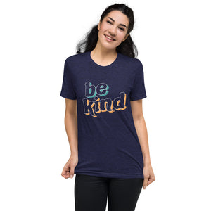 Be Kind Retrio | Tri-blend T-Shirt