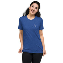 Load image into Gallery viewer, Be Free | Embroidered Tri-blend T-Shirt