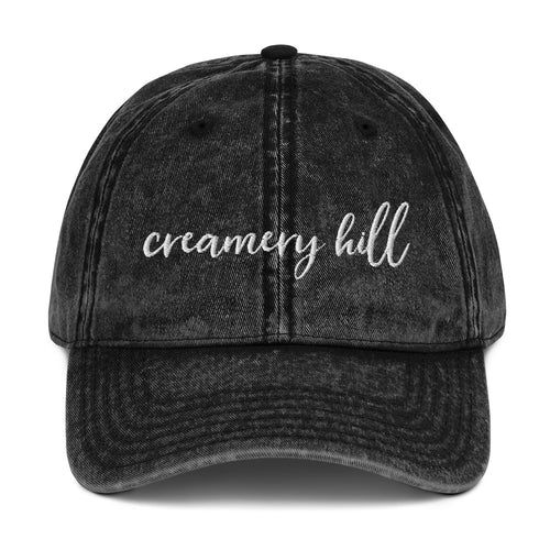 Creamery Hill | Embroidered Vintage Cotton Twill Hat